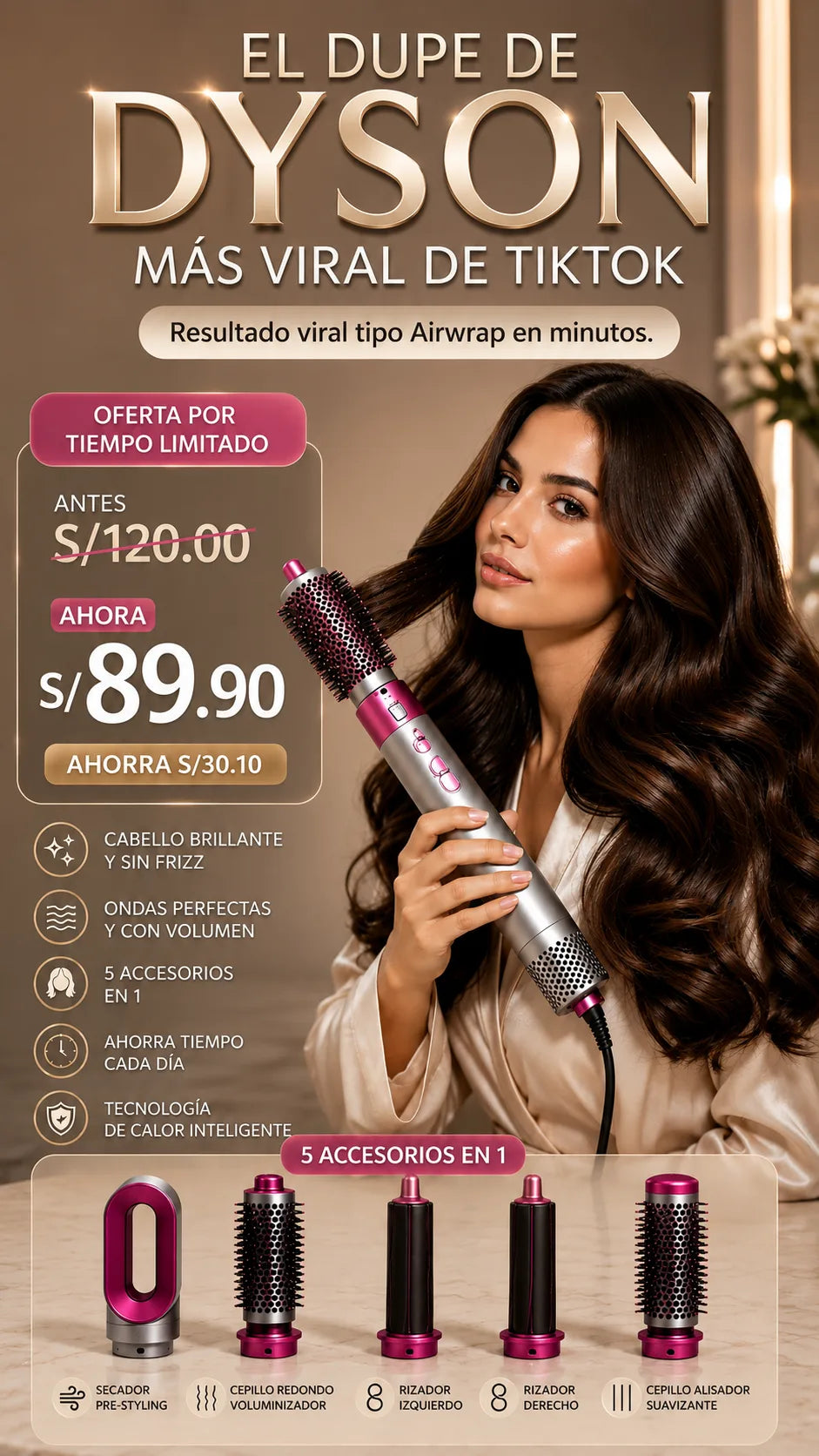 Dupe de Dyson 5 en 1