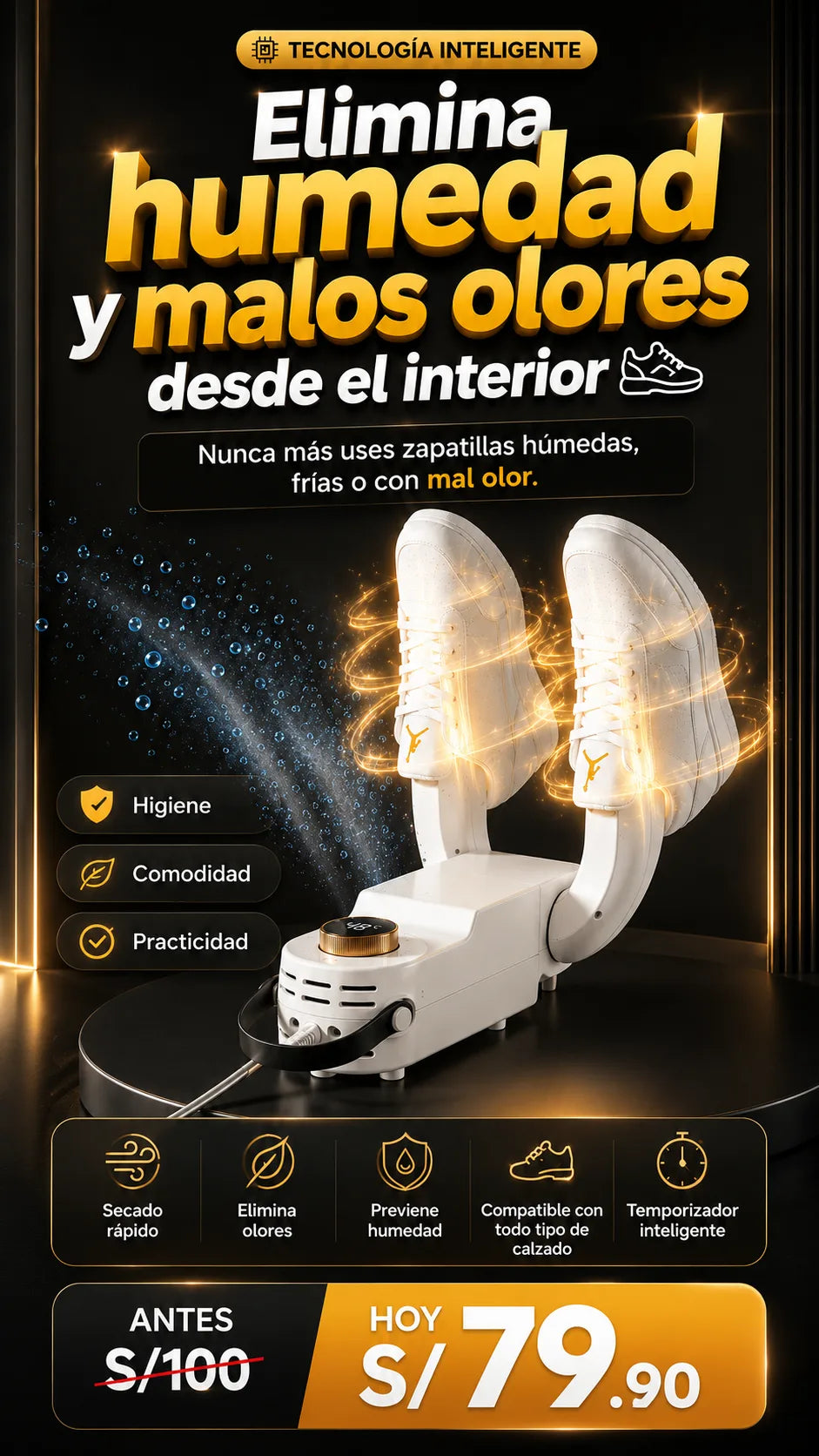Secador de Zapatillas Premium