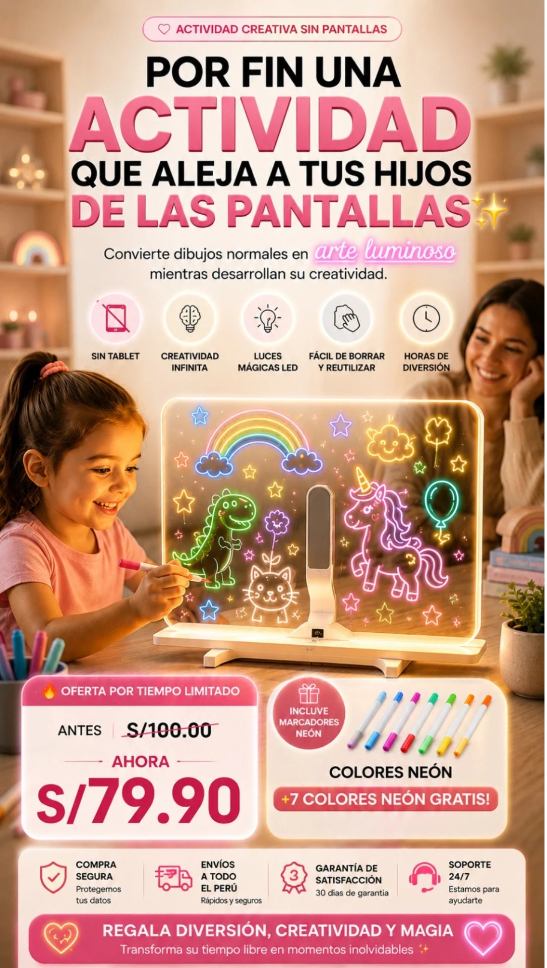 Pizarra Led Magica