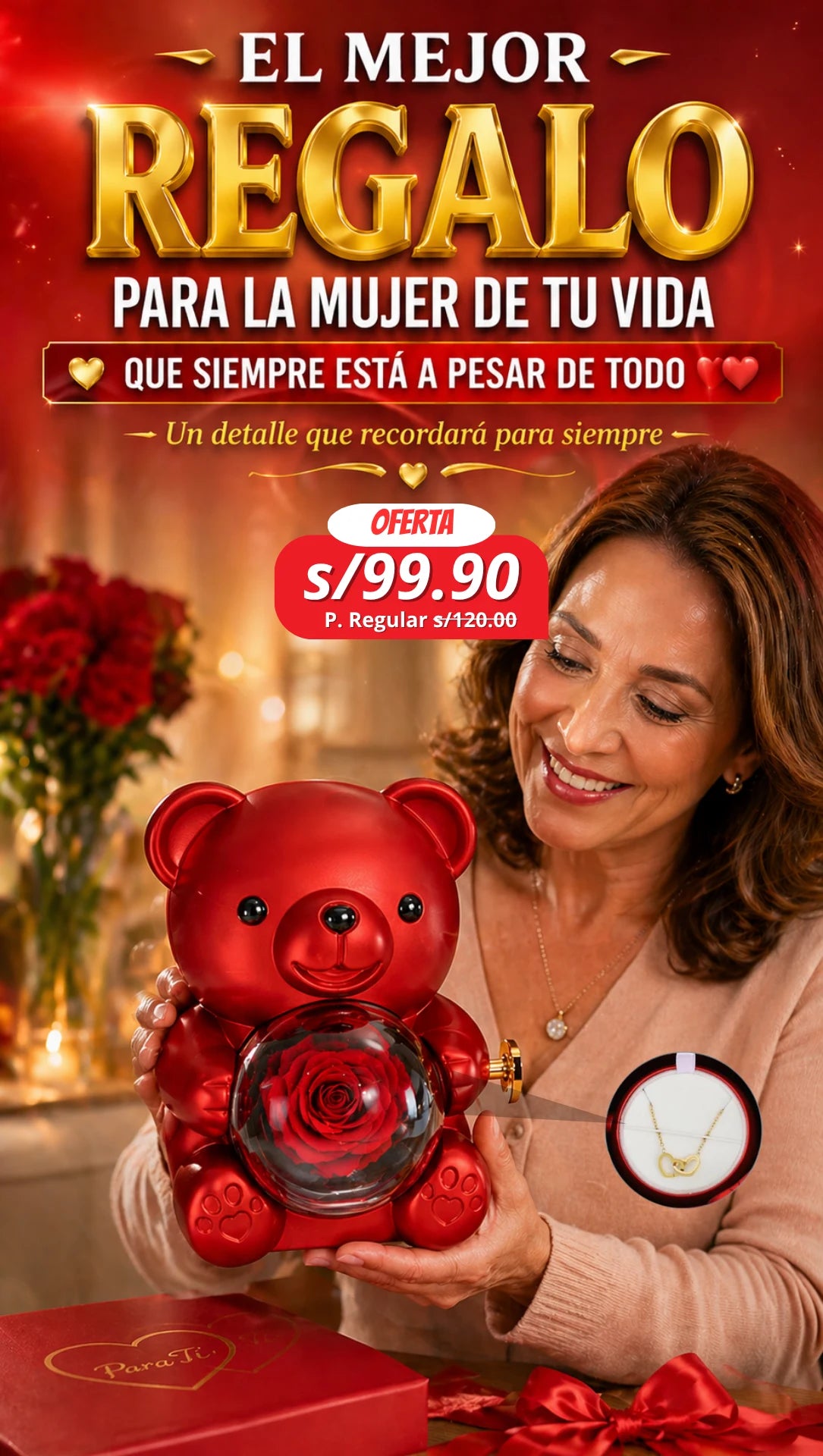 Osito Joyero para Mamá