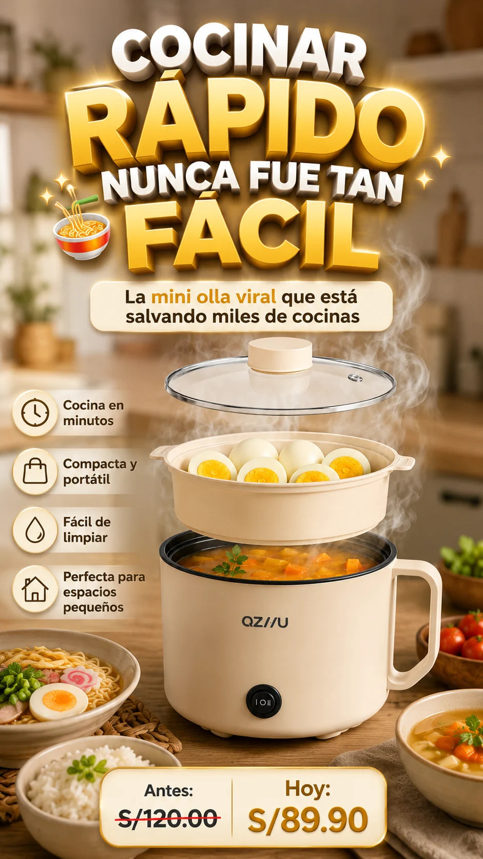 OLLA MULTIFUNCIONAL ELETRICA